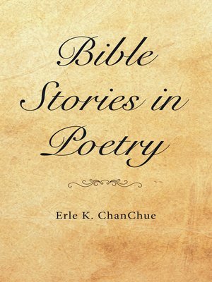 cover image of Bible Stories in Poetry